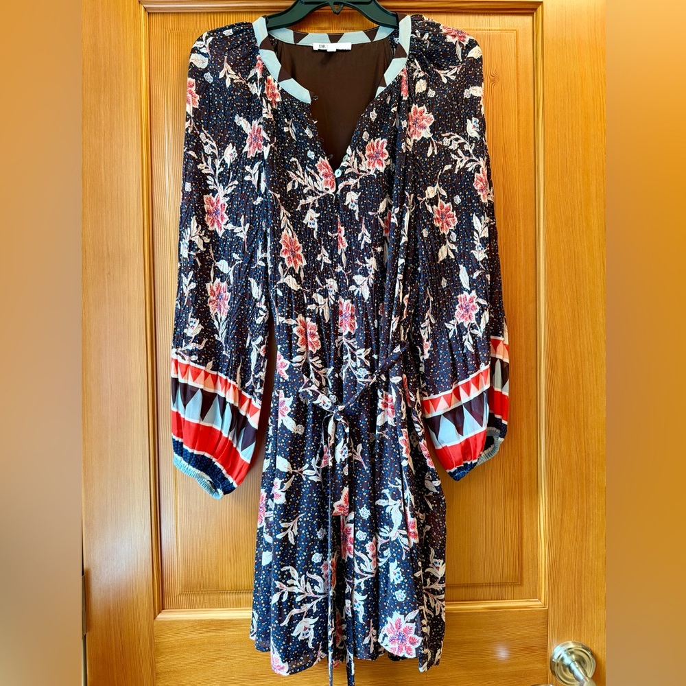 Floral Long Sleeve Boho Dress